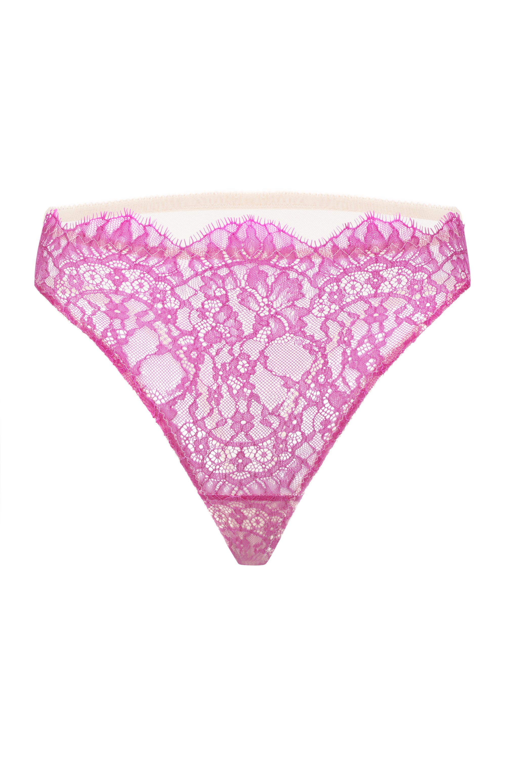 Berry high-rise thong